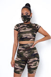 Camo 2pc Set w/Mask