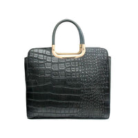Alligator Square Handbag