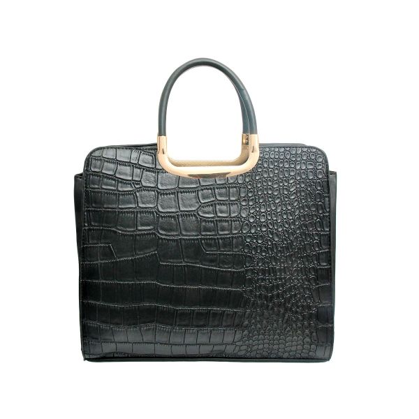 Alligator Square Handbag