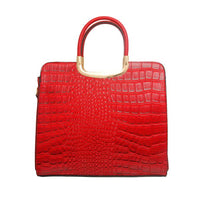 Alligator Square Handbag