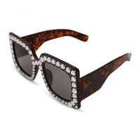 Rhinestone Oversized Glasses