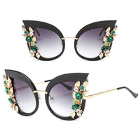 Rhinestone Cateye Sunglasses